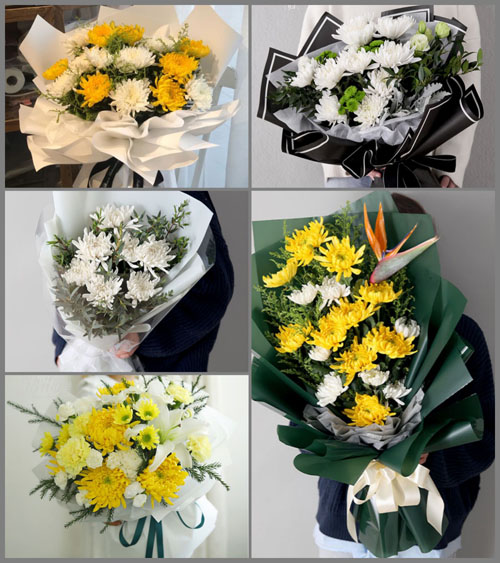 广东梅州市五华县安流镇白事花束代送